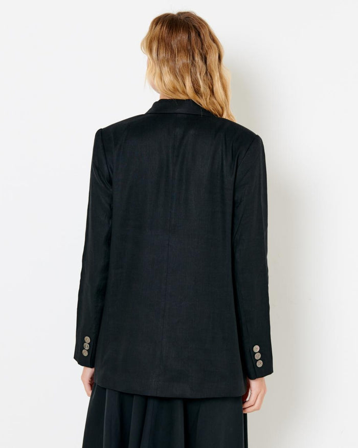 Camaieu Jackets, Blazers | Women's Double Breasted Blazer Jacket Black Women