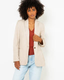 Camaieu Jackets, Blazers  | Women's Tailored Jacket Shawl Collar Medium Beige Women
