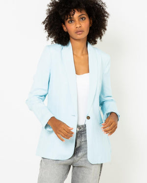 Camaieu Jackets, Blazers  | Woman Tailored Jacket Shawl Collar Omphalodes Woman