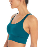 Balance Collection | Deep Teal Lacey Sports Bra